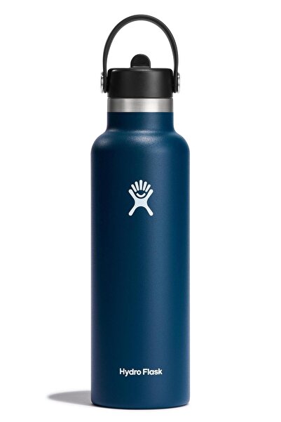 Hydro Flask Standard Kapak Pipetli Termos 621 ml (21 Oz) - Indigo Lacivert