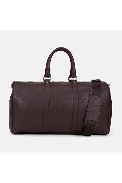 Desa Men's Brown Shoulder Strap Travel Bag