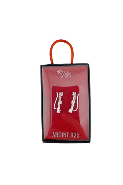 OEM Jewelry earrings made of pure 925 sterling silver, for women, 2370 mg, Ro...
