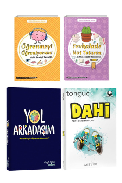 Tonguç Yayınları Etkin Öğrenme Serisi: Öğrenmeyi Öğreniyorum+Fevkalede Not Tu...