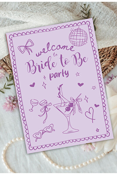 Pankart Evi Bekarlığa Veda Partisi Masa Kartı 9 Adet Bride To Be Sunum Yemek ...