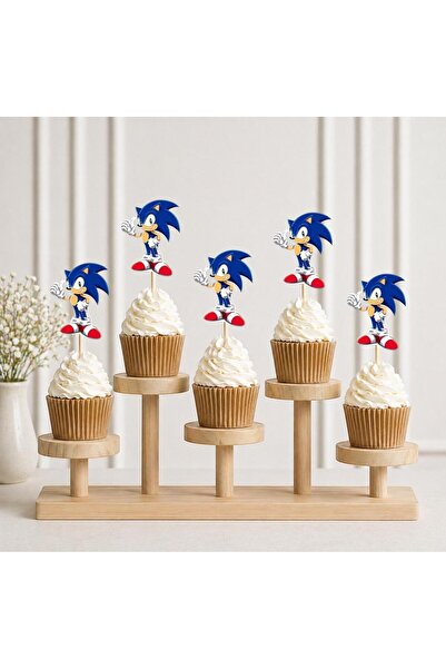 Partiden Sonic Teması Kürdan 8 Adet