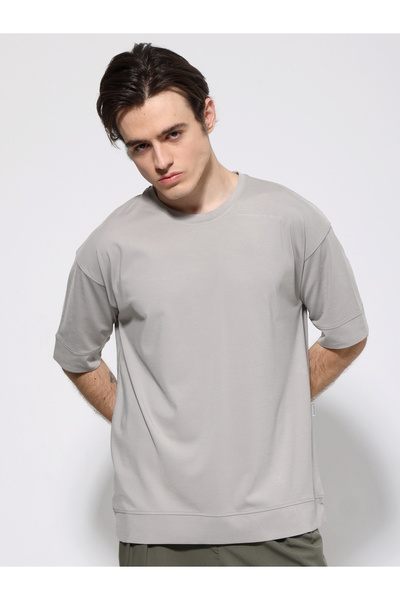 makan T-shirt με Luxe Υφή 270-411