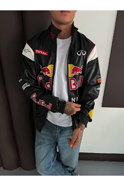 KUN SPORTSWEAR Βίντατζ κεντημένο μπουφάν bomber, υπερμεγέθες, unisex