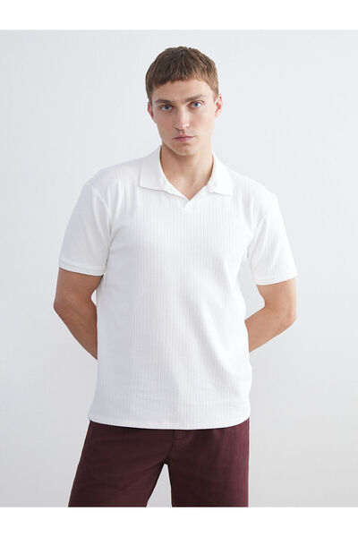 LC Waikiki Nevavm with a Difference Polo Collar Men's T-Shirt
