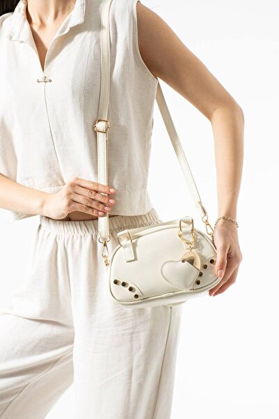SHIKIRTI BAG STORE Women's Hand and Shoulder Bag with Heart Charm Detail