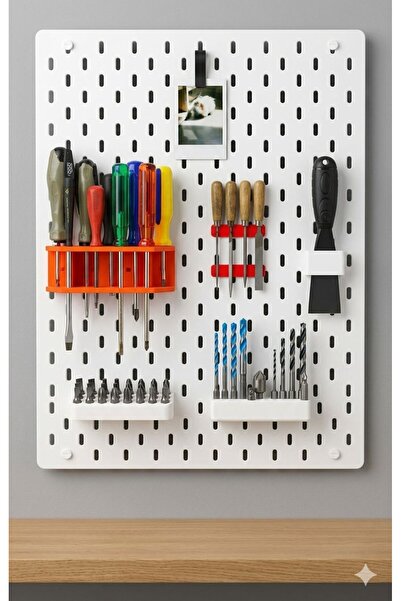 DU&ER 🧱   Skadis Compatible 6-Piece Organizer Set – Tool Holder & Pegboard W...