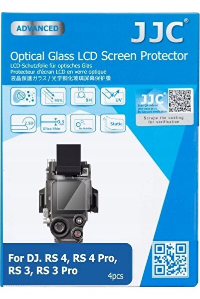 JJC Protecție lentilă 4x și protecție ecran din sticlă pentru monitor LCD pen...