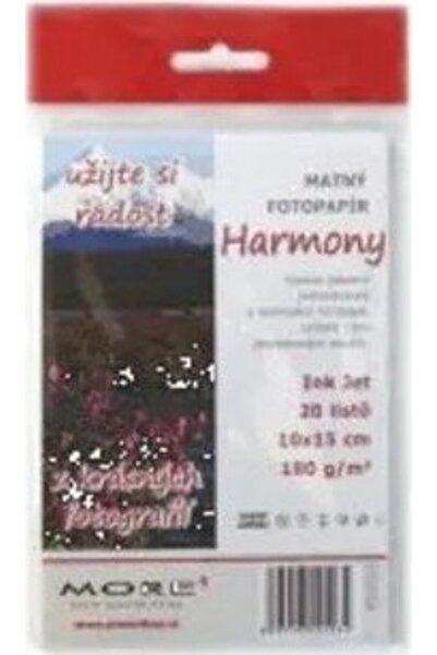 Armor MORE Harmony photo paper 180g,10x15/matt, 20 sheets, photo 10x15cm