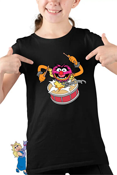 OEM Tricou Copii Fete The Muppets Animal Drummer