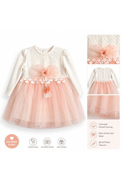 ENSONO Elegant Fairy Tale Tulle Baby Dress