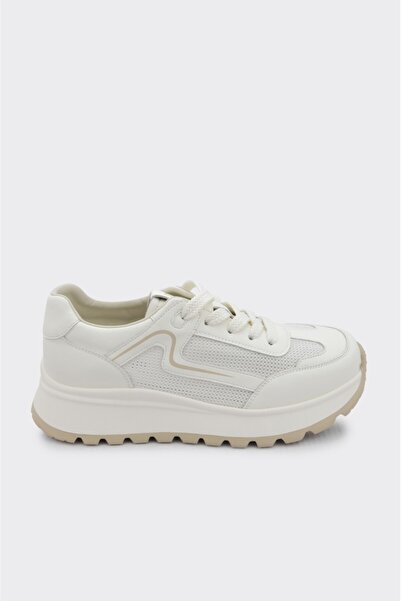 derinet Comfort Taban Kadın Bağcıklı Sneaker