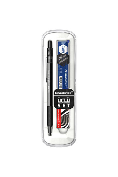 Scrikss Office SCRİKSS GRAP-X VERSATİL KALEM 3'LÜ SET -- KALEM SEPETİ --