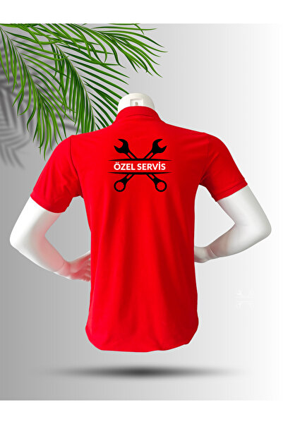 dafri Special Service Printed 100% Cotton Polo Collar T-Shirt