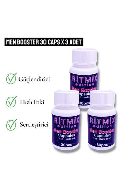 Zenvia Store Men Booster Fast Hardener 30 Caps Erkeklere Özel Performansı Des...
