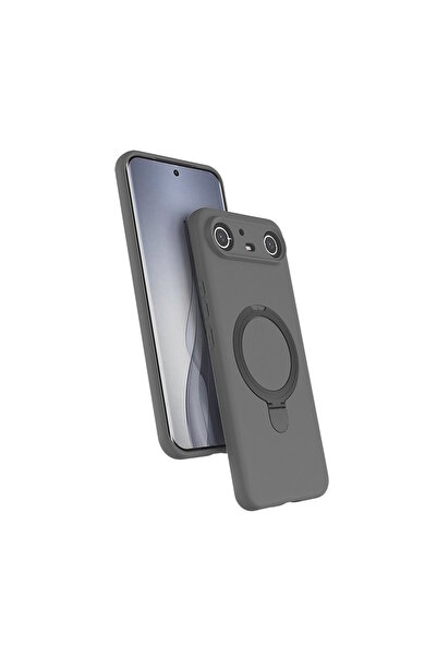 m.tk moveteck Tecno Spark Slim 5G Kılıf Magsafe Halkalı Extra Standlı içi Kad...