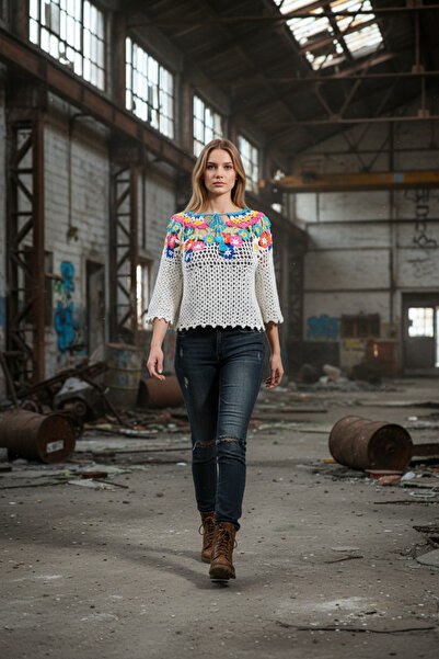 El örgüsü Ydr Design Blouse