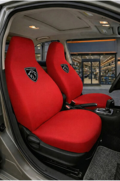 sekutuning Peugeot 308 Kırmızı Araç Koltuk Kılıfı Koruyucu Penye Servis Kılıfı