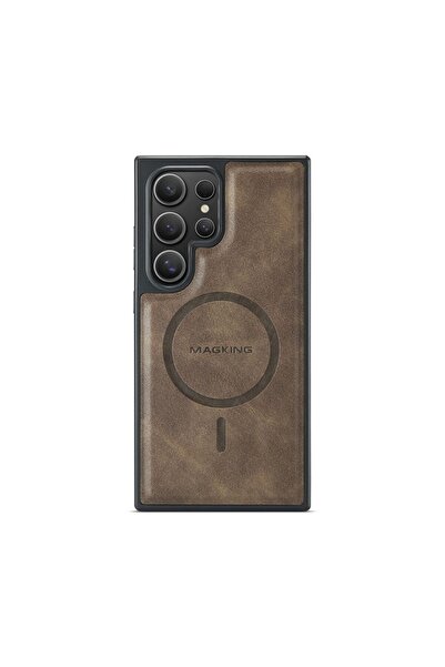 MagKing K1 MagSafe Σκληρή Θήκη Coffee (Samsung Galaxy S25 Ultra 5G)