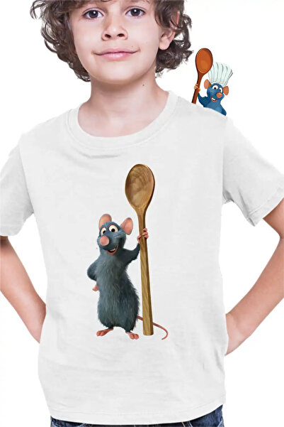 OEM Tricou Copii Baieti Ratatouille Remy Soricel Bucatar Chef