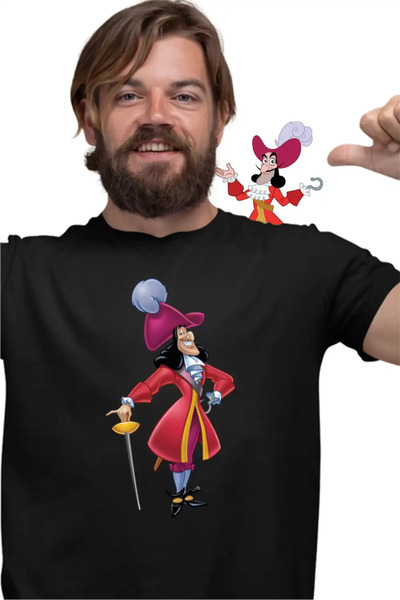 OEM Ανδρικό T-shirt Πίτερ Παν Κάπτεν Χουκ