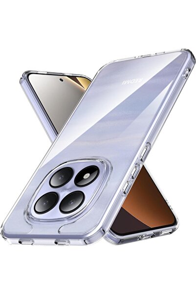 bestcase Husă transparentă din silicon, compatibilă cu Xiaomi Redmi Note 15 P...