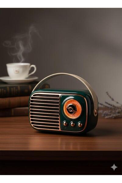 TelkurTeknoloji GTS-1959 Retro Bluetooth Hoparlör – Askılı Tasarım, USB & TF ...
