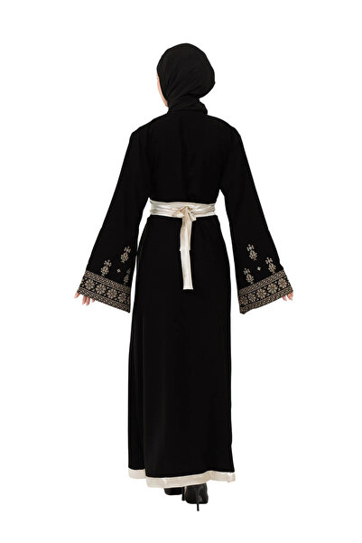 slim fit dress slacks Moroccan Vintage 1960s Black Gold Wedding Kaftan – Rare Heritage Garment main image 0
