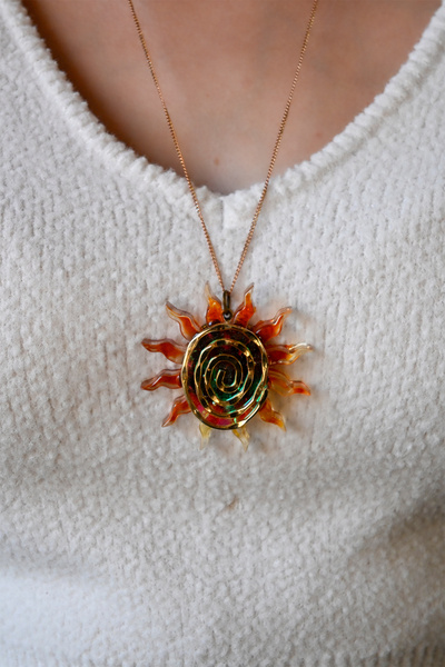 Özgüneş4c Spiral Güneş Kolye | Solar Kod Ra
