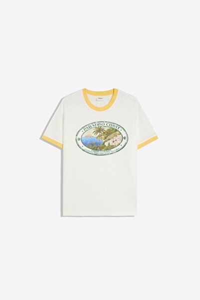 Bershka Slub Kumaş Ringer Tişört