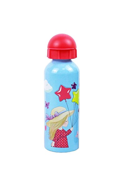 Diakakis Must Παγούρι Αλουμινίου 500ml Με Καλαμάκι Balloon Girl 000584535