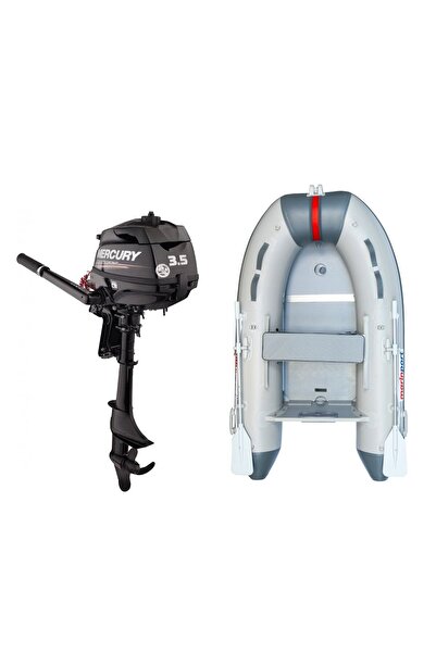 marinport 2.30 Ahşap Taban Şişme Bot + Mercury 3.5 HP Deniz Motoru