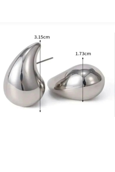 AltıntaşAksesuar Women's Earrings - Trendy Tear Drop Model Earrings