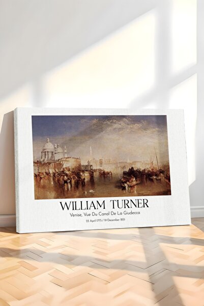 Postifull William Turner - Venise, Vue Du Canal De La Giudecca, Canvas Painti...