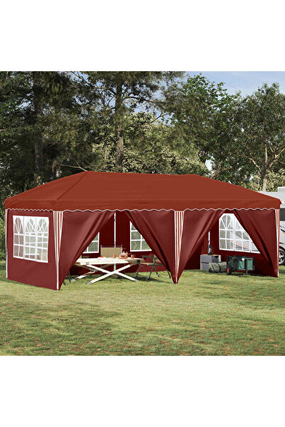 vidaxl Cort de Petrecere Pop-up 575 x 288 x 245 cm Terracota