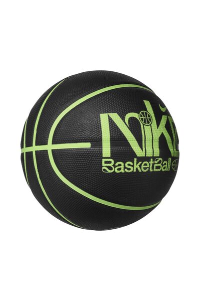 Nike Minge Baschet Swoosh Basketball Indoor/Outdoor, Negru/Verde marime 7