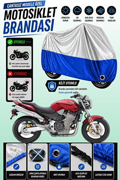 Cemku Twin Top Gray - Bottom Blue Honda Cb 900 Hornet Compatible Engine Cover...