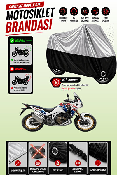 Cemku Twin Top Gray - Bottom Black Honda Crf1100L Africa Twin Adventure Sport...