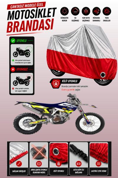 Cemku Twin Top Gray - Bottom Red Husqvarna Fe 250 Compatible Engine Cover, Re...