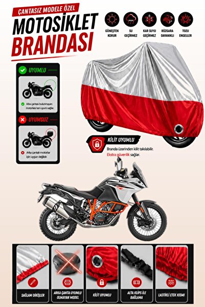 Cemku Twin غطاء محرك متوافق مع KTM 1090 Adventure R باللون الرمادي من الأعلى ...