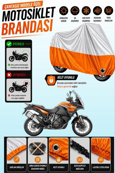 Cemku Twin غطاء محرك متوافق مع KTM 1290 Super Adventure S باللون الرمادي من ا...
