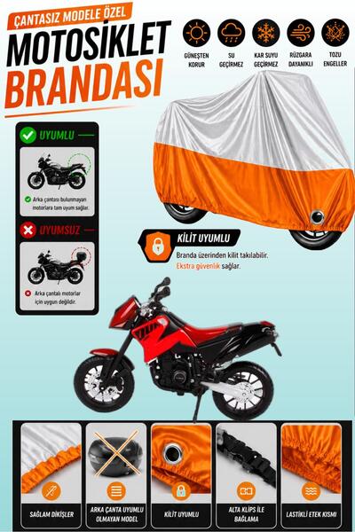 Cemku Twin غطاء محرك متوافق مع KTM 640 Duke II باللون الرمادي من الأعلى والبر...