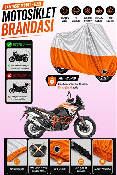 Cemku Twin غطاء محرك متوافق مع KTM 1290 Super Adventure R باللون الرمادي من ا...