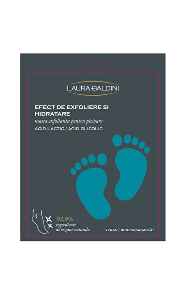 Natural Beauty by Laura Baldini Masca servetel exfolianta pentru picioare, 92...