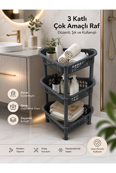 Merdem üçgen banyo ve mutfak rafı