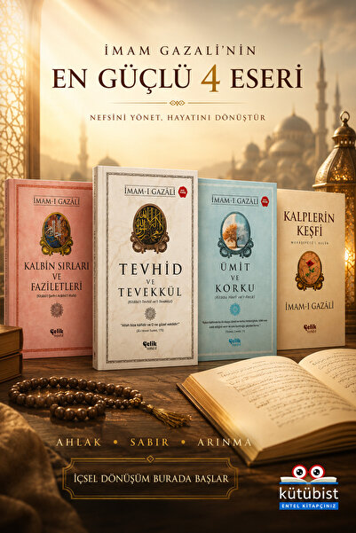 Çelik Yayınevi Kalplerin Keşfi - Kalbin Sırları - Tevhid ve Tevekkül - Ümit v...
