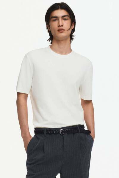 H&M Slim Fit Knitted T-shirt