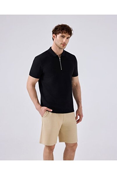 Ellesse Sartorıa Μαύρο Ανδρικό T-Shirt EM493