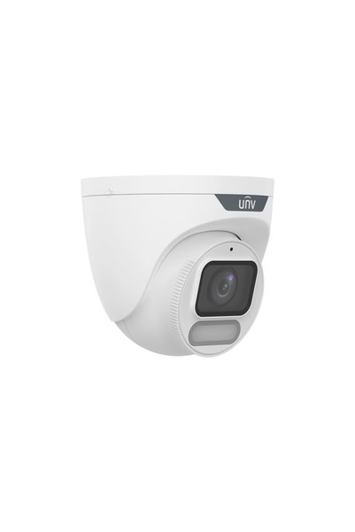 Uniview Cameră IP Wise-ISP, ColorHunter, 8MP, lentilă de 4.0mm, Wi-Fi 30M, Microfon, PoE, culoare 24/7 - UNV IPC3628LE-ADF40K-WP
