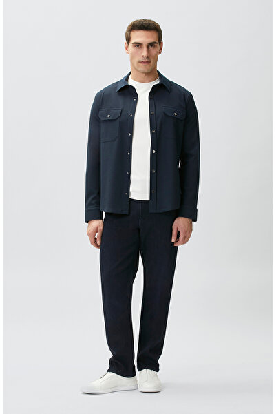 Network Koyu Lacivert Denim Pantolon